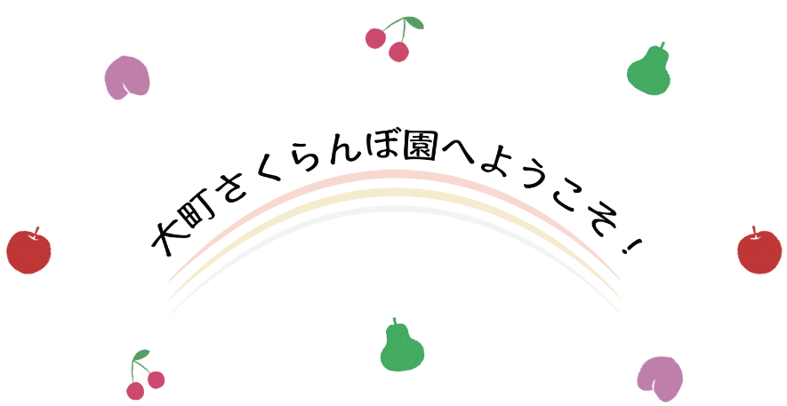 大町さくらんぼ園へようこそ
